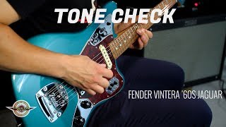 TONE CHECK Fender Vintera 60s Jaguar Guitar Demo  No Talking [upl. by Herzen]