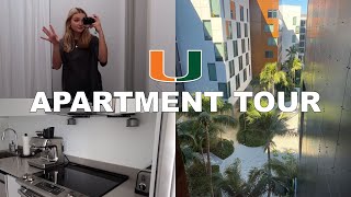 UNIVERSITY OF MIAMI APARTMENT TOUR single studio in lakeside village [upl. by Tiras]