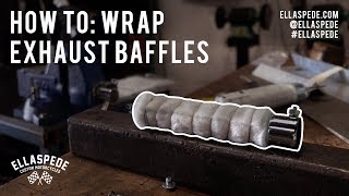 How To Wrap Exhaust Baffles [upl. by Xyla39]