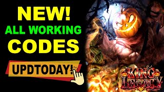 NEW All Working CODES For KING LEGACY Revealed TODAY  Roblox [upl. by Herzberg27]