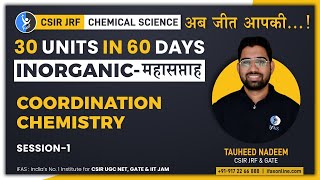 COORDINATION CHEMISTRY  L1 [upl. by Scholem850]