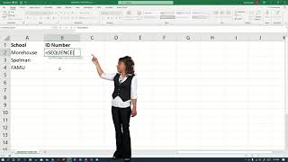 Excel SEQUENCE FUNCTION [upl. by Ralina]