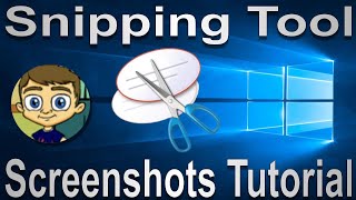 The Snipping Tool  Windows Screenshots Tutorial [upl. by Osnofla138]