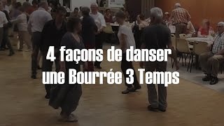 4 façons de danser une Bourrée 3 Temps [upl. by Ainala]