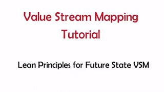 How to Do Value Stream Mapping  Lesson 7  VSM Future State and Lean Principles [upl. by Elledoj]