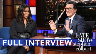 Full Interview Michelle Obama Talks To Stephen Colbert [upl. by Cob]