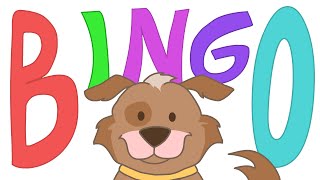 BINGO Nursery Rhyme with Lyrics  Kids Songs [upl. by Gnal]