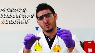 Lab Demonstration  Solution Preparation amp Dilution [upl. by Lange]