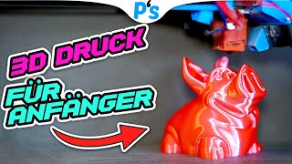 3D DRUCK für ABSOLUTE ANFÄNGER TUTORIAL  DEUTSCH [upl. by Tricia]