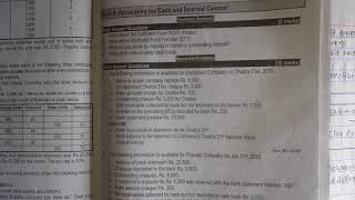 Bank reconciliation statement  Accounting for cash and internal control  part1  bbs 1st year [upl. by Buyers]