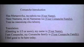 Comanche Introduction [upl. by Gerdi]