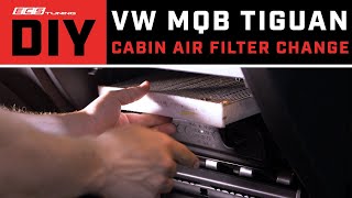 VW Tiguan Cabin Filter Replacement  DIY [upl. by Araminta]