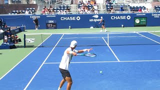 Tensions Rise in Holger Rune vs Karen Khachanov Practice [upl. by Yromas117]