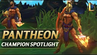 PANTHEON REWORK CHAMPION SPOTLIGHT  League of Legends [upl. by Danita]