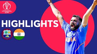 India March On With Easy Win  West Indies vs India  Match Highlights  ICC Cricket World Cup 2019 [upl. by Vedis313]