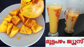 മുട്ടപഴം ജ്യൂസ്  egg fruit juice recipe malayalam muttapazham juice recipe [upl. by Bissell]