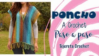 Poncho a Crochet paso a paso [upl. by Misaq]