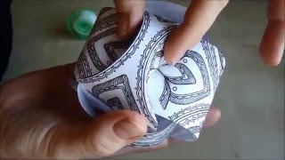 Hattifant  Triskele Paper Balls TUTORIAL [upl. by Aninad]