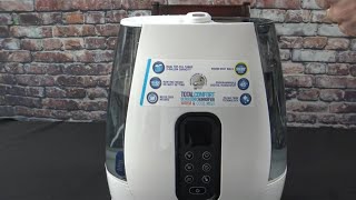 COSTCO Homedics Ultrasonic Humidifier Step By Step Cleaning Process [upl. by Sutit]