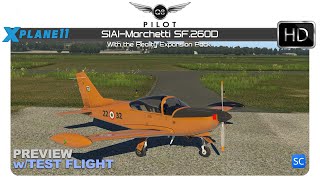 XPlane SIAI Marchetti SF260 w Reality Expansion Pack REP  Preview [upl. by Joell]