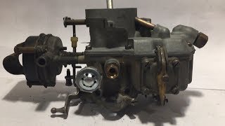 Autolite 1100 Carburetor Rebuild  Detailed Quick Easy  Part 1 [upl. by Stanwood]