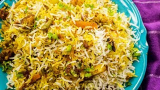 Biryani Recipe  Restaurant Style Hyderabadi Veg Dum Biriyani Recipe [upl. by Mide670]