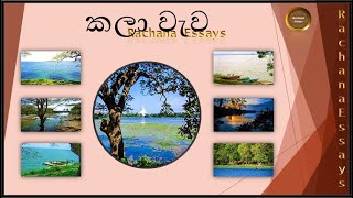 කලා වැව සිංහල රචනාව  Kala wewa sinhala essay  Kala wewa historical lake Sri lanka  Rachana  2021 [upl. by Enair756]