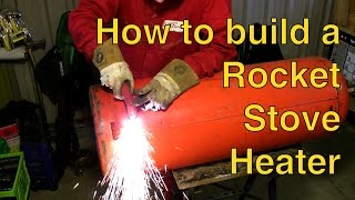 Rocket Stove Heater Build [upl. by Rumpf]