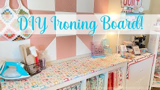 EASY DIY Ironing Board Tutorial No Sew [upl. by Nickolai758]