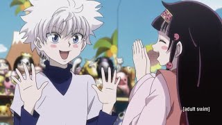 Killua and Alluka playing  english dubbed hunter x hunter [upl. by Lered]