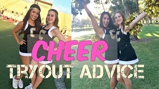 Cheer tryout tipsfreshman advice [upl. by Ciredec]