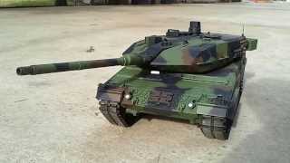 Henglong Leopard 2A6 116 Clark Electric TK22 Test2 [upl. by Gilder]