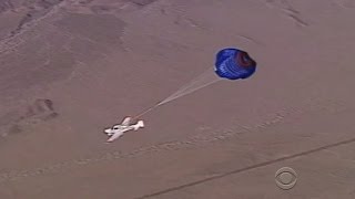 Powerless plane makes parachute landing [upl. by Critchfield]