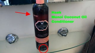 ✅ How To Use Hask Monoi Coconut Oil Conditioner Review [upl. by Ynattyrb]