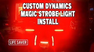 Custom Dynamics Magic Strobe Installation And Settings [upl. by Llewol]