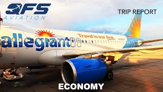 TRIP REPORT  Allegiant Air  A319  PhoenixMesa AZA to Las Vegas LAS  Economy [upl. by Eryn]