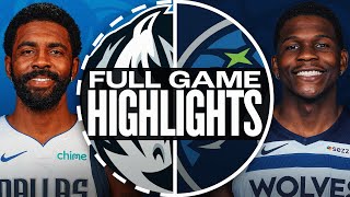 MAVERICKS at TIMBERWOLVES  FULL GAME HIGHLIGHTS  October 29 2024 [upl. by Ahsim554]