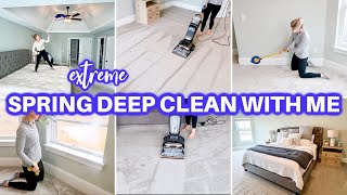 🥵SATISFYING DEEP CLEAN WITH ME  SPRING CLEANING  CLEANING MOTIVATION  CARPET CLEANING  DECLUTTER [upl. by Tfat]