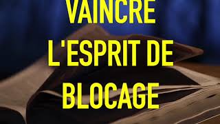 VAINCRE LESPRIT DE BLOCAGE [upl. by Eupheemia850]