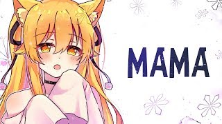 Nightcore  Mama  Lyrics [upl. by Ahsiekel262]