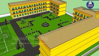 school Planning  3D design  ideal design amp construction [upl. by Anawat229]