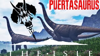 Growing The Giant Sauropod Puertasaurus  The Isle  Isles of Pandora Realism [upl. by Rep]