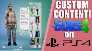 CUSTOM CONTENTMODS THE SIMS 4 PS4 HOW TOTutorial amp Lets Play [upl. by Aihtenak910]