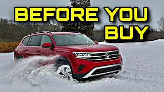 Heres How The VW Atlas Beats Other Midsize SUVs  2021 Atlas SE w Technology 4Motion Review [upl. by Hy64]