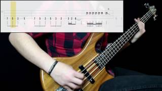 Yes  Roundabout Bass Cover Play Along Tabs In Video [upl. by Arnold671]