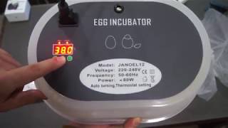 Janoel 12 egg incubator [upl. by Umberto]