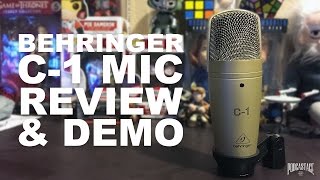 Behringer C1 Condenser Mic Review  Test [upl. by Domenech]