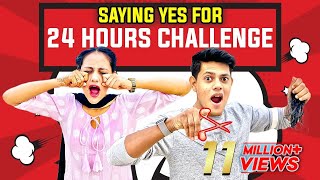 রাকিব তার ছোট বোনের চুল কেটে দিলো  SAYING Yes To My Brother For 24 Hrs Challenge  Rakib Hossain [upl. by Deerc803]