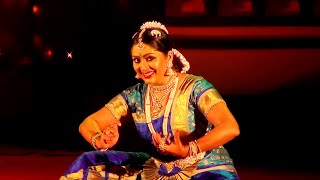 Navya Nair performing Bharatanatyam Dance at Nishagandhi Festival 1 [upl. by Cutlor]