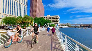 The Tampa RiverWalk Florida  Full Walking Tour [upl. by Taggart]